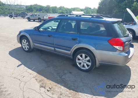 2008 Subaru Outback 2.5I/2.5I L.l. Bean Edition from USA, damaged, VIN 4S4BP61C887323923